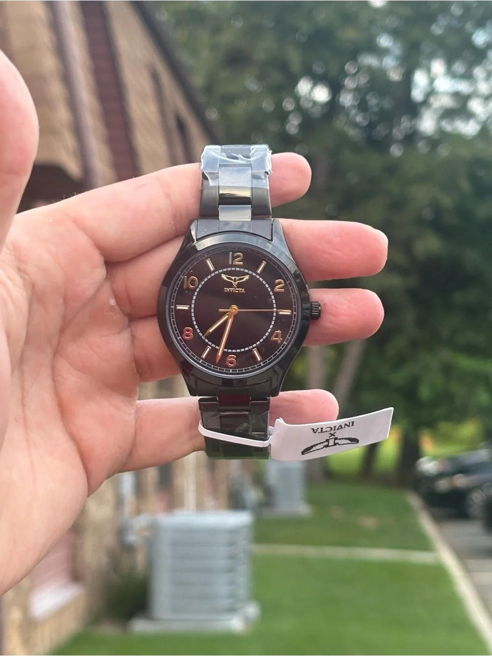 Invicta Brown and Gold Stainless Steel Women's Watch
